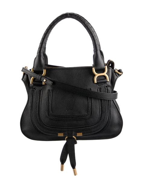 chloe marcie leather shoulder bag.